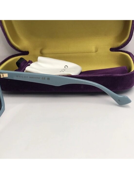 NEW AUTHENTIC Gucci Blue Square Sunglasses GG1540S 003 main image 13